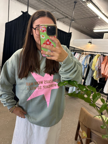 Stars Were Made To Worship Sweatshirt