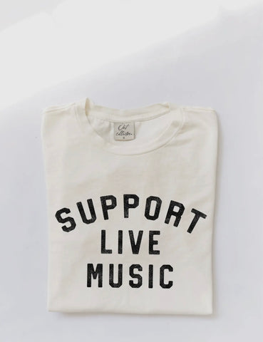 Support Live Music Tee