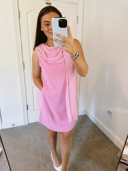 Pink Midi / Chiffon Top