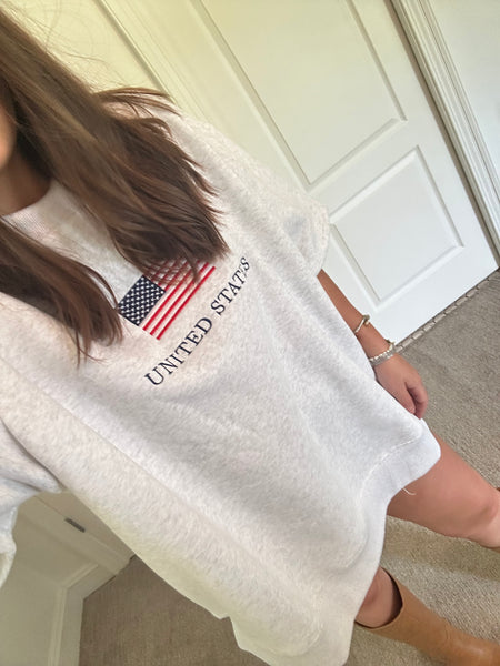 USA Cutoff Sweatshirt