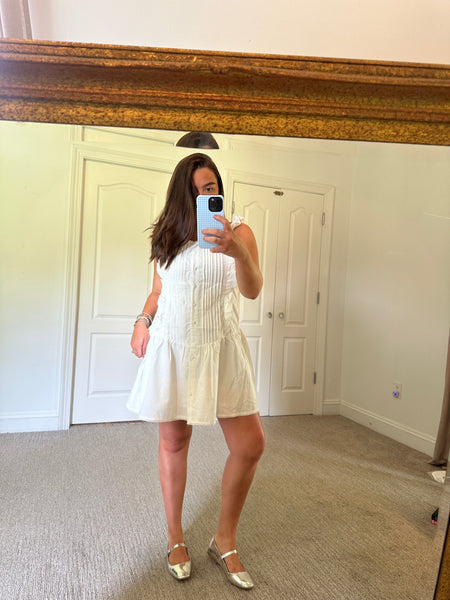 Halle Dress - White