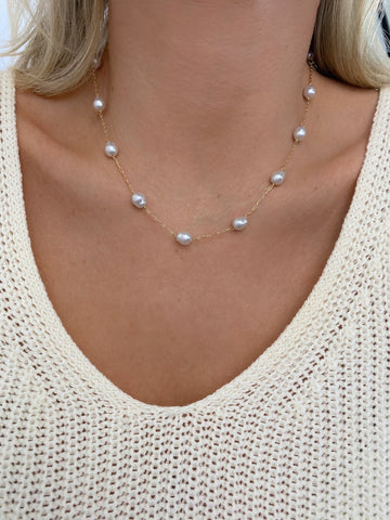 Farrah B Pearl Necklace