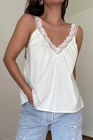 Lace Sleeveless Top