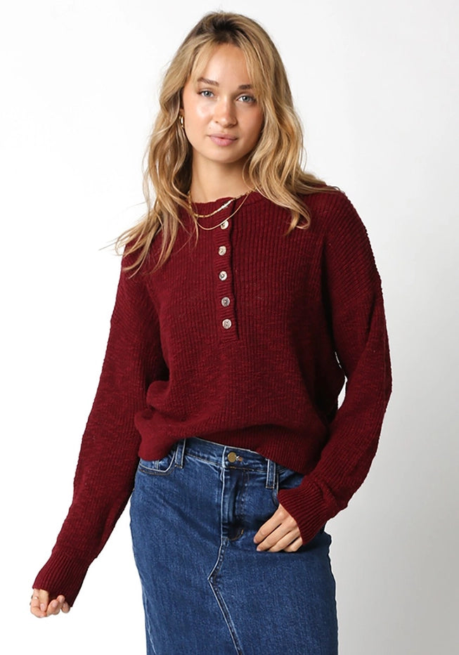 Burgundy Sweater