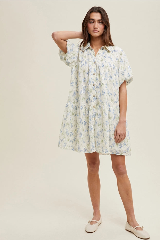 Floral Button-Up Dress