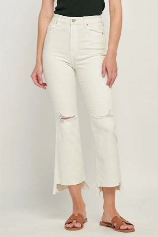 White Cropped Jeans