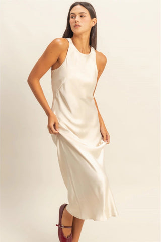 Alpaca Satin Dress