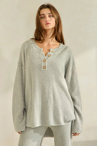 Textured Oversize Henty Top