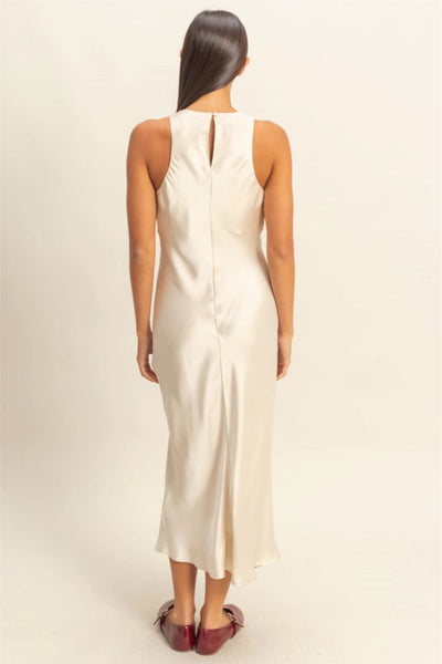 Alpaca Satin Dress
