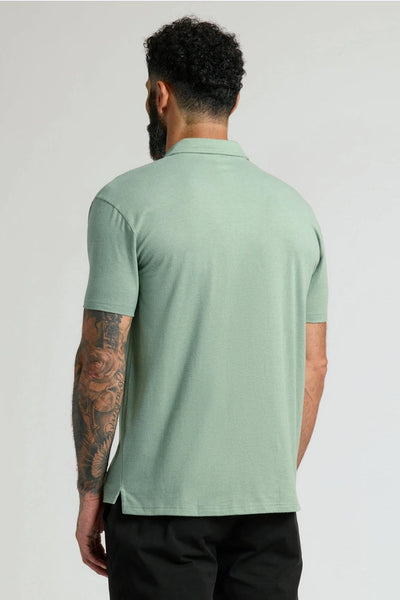 Heather Slate Green Classic Polo