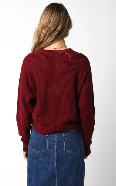 Burgundy Sweater