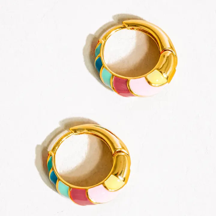 Colorful Hoop Earrings