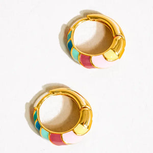 Colorful Hoop Earrings