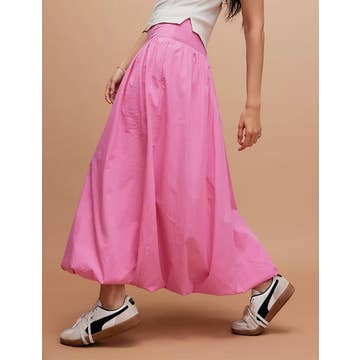 Pink Maxi Skirt